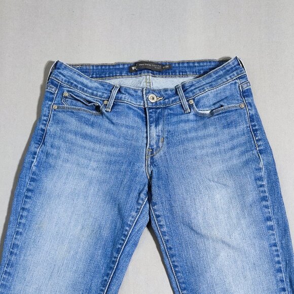 Levi's jeans women's sz 6/28 denim blue colour Demi Curve Modern Rise Straight - Picture 2 of 16
